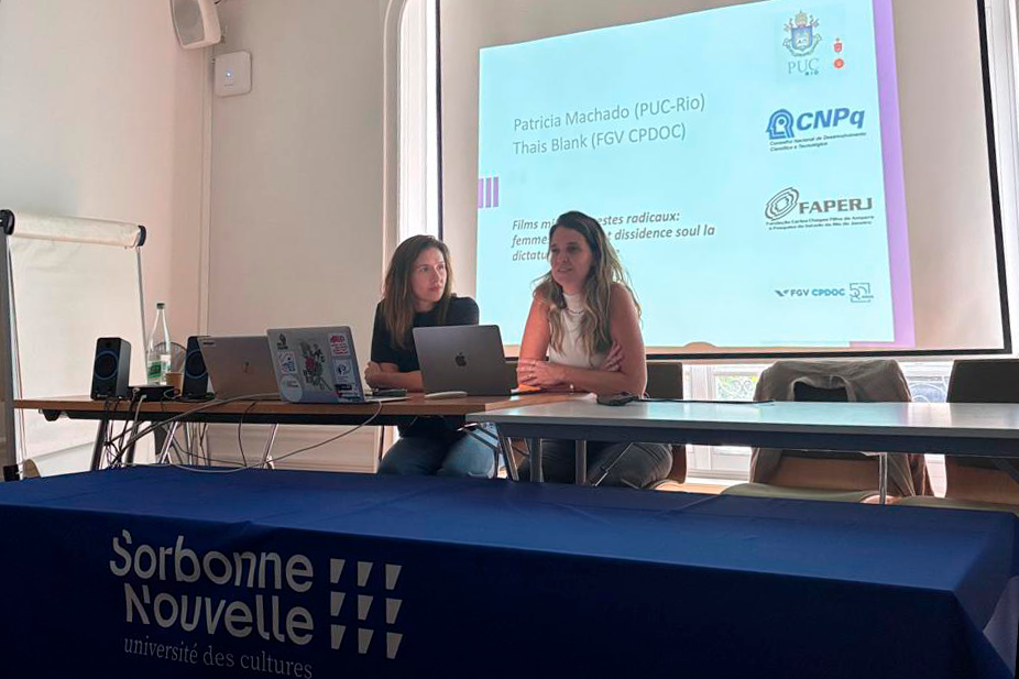 Patrícia Machado (PPGCOM/PUC-Rio) e Thaís Blank (CPDOC/FGV).