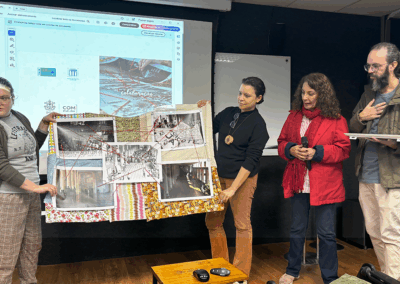 Alunos apresentam trabalhos produzidos nas disciplinas extensionistas. Crédito: Malu Carvalho