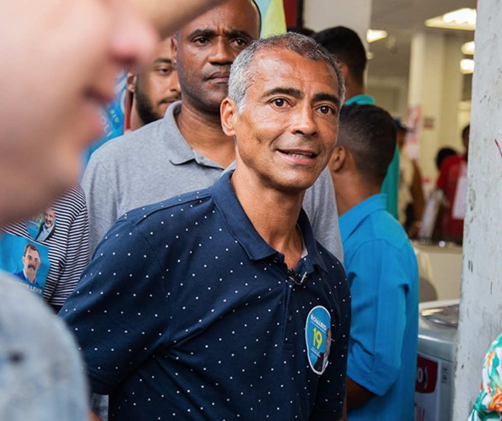 Romário conquistou seu segundo mandato como senador pelo Rio de Janeiro /Fonte: Agência Senado.