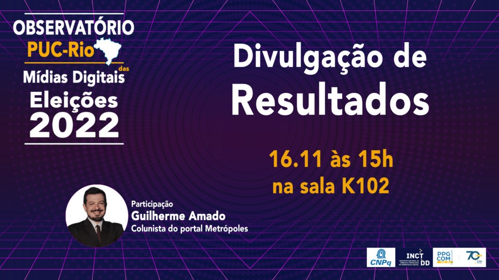Relatório final - Observatório PUC-Rio das mídias sociais - Eleições 2022