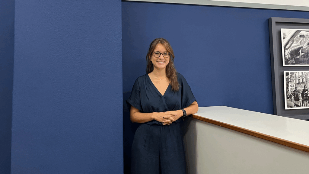 Professora e pesquisadora Tatiana Dourado (PPGCOM/PUC-Rio), docente recém integrada ao quadro principal. Crédito: Gabriel Darriba