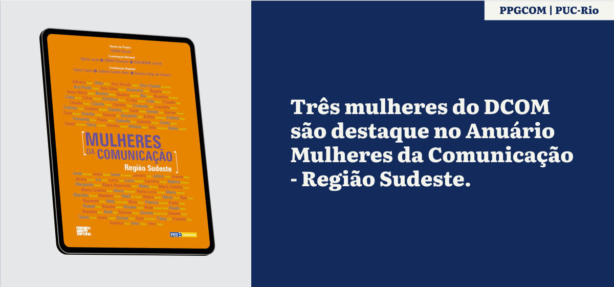 Capa - Anuário Mulheres da Comunicação - Região Sudeste.