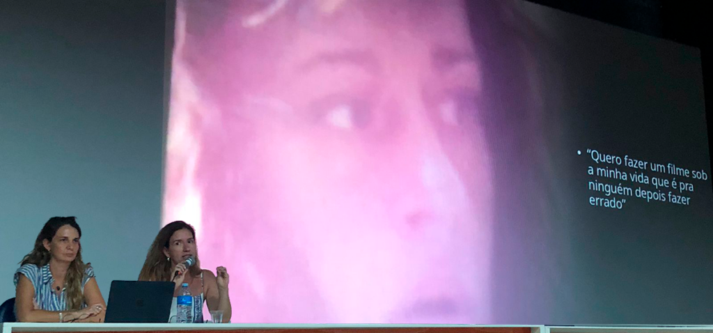 As professoras e pesquisadoras Patrícia Machado (PPGCOM/PUC-Rio) e Thaís Blank (CPDOC/FGV): pesquisa sobre Norma Bengell. Crédito: Acervo pessoal.