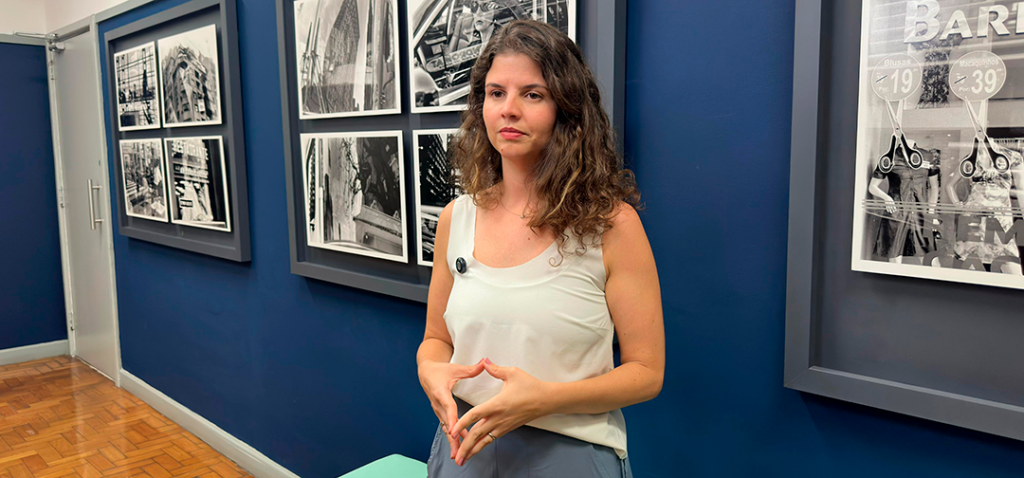 A jornalista Clara Becker, diretora executiva do Redes Cordiais. Foto: LabCOM Criação e Produção.
